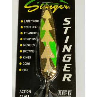 Gibbs-Delta Tackle MICHIGAN STINGER - STINGER - GOLD HAMMERED YELLOW UV HUD (GH71YUV)