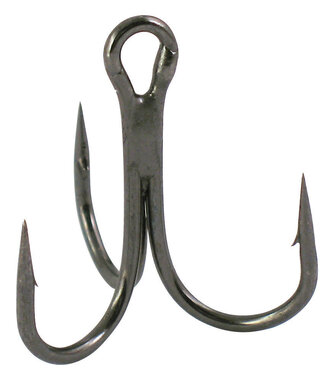 Addya Outdoors Inc. Addya HERCULES King Salmon Special Replacement 2X Treble Hook Black Nickel 25pk 1