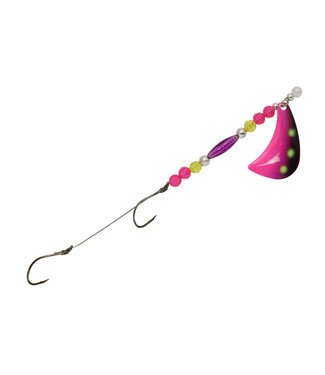 CHALLENGE PLASTIC PRODUCTS, INC. Three D Worm Harness UV Blueberry (TOM6-UVBB)