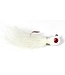 Challenger Lures Challenger Bucktail Jig 1/2oz WHITE HEAD/THREAD, WHITE BODY (CJ12-07)