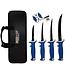 ACCUSHARP 6 PC FILLET KNIFE KIT (Incl 8.5/6.5/5.5/4.75in. fillet knife,Sharpener / Case) 737C