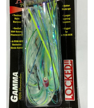 A-TOM-MIK MFG. A-TOM-MIK TOURNAMENT SERIES TROLLING FLY - HAMMERED STUD GLOW T447