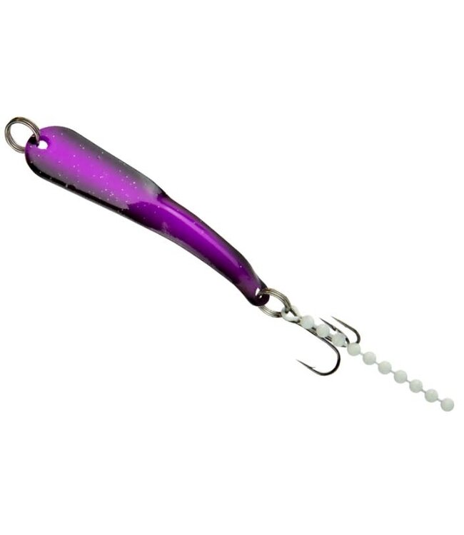 Iron Decoy IRON DECOY WALLEYE SERIES - SZ 3 - 2.75" - 1/4 OZ. - PURPLE DEMON