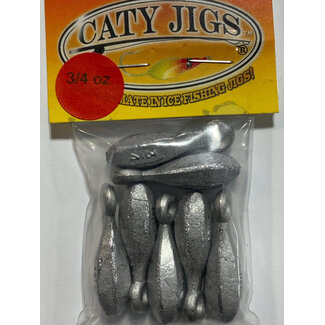 Caty Jigs CATY JIGS 3/4oz BANK SINKERS 4PK BS- 34-7