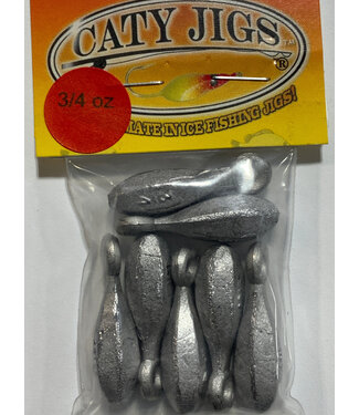 Caty Jigs CATY JIGS 3/4oz BANK SINKERS 4PK BS- 34-7