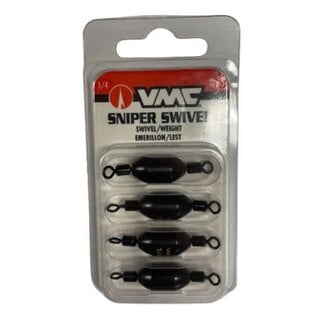 VMC VMC Sniper Swivel 1/16 Black , Brass, 5/pk