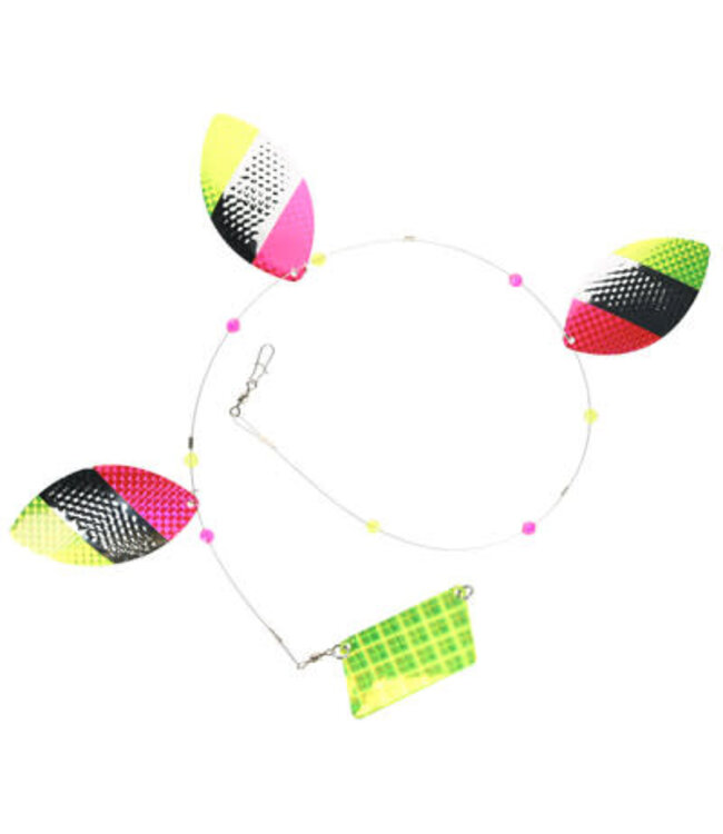 HAMMERHEAD TACKLE HAMMERHEAD COWBELLS 5/0 GLOW CUP CHRYSTALINA GLOW (FL581)