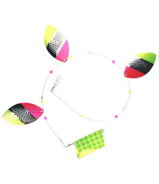 HAMMERHEAD TACKLE HAMMERHEAD COWBELLS 4/0 GLOW CUP CHRYSTALINA GLOW (FL481)