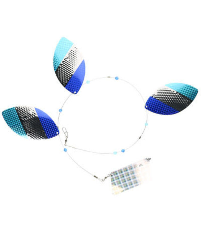 HAMMERHEAD TACKLE HAMMERHEAD COWBELLS 4/0 SILVER CUP BLUE MEANIE (FL432)