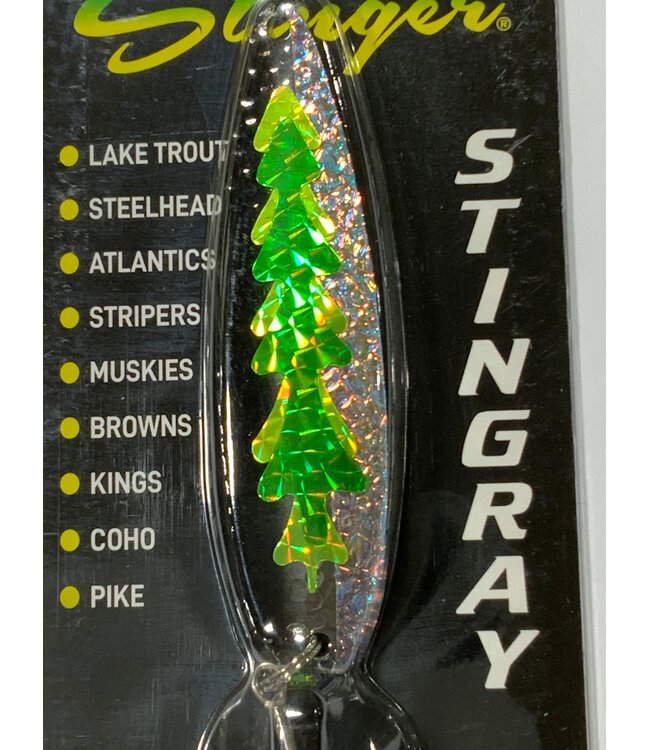 Gibbs-Delta Tackle MICHIGAN STINGER - STINGRAY - SILVER HAMMERED - FAT NANCY'S UV (NSH221CIUV)