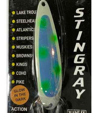 Gibbs-Delta Tackle MICHIGAN STINGER - STINGRAY - GREEN DOT GLO UV (NS322TUV)