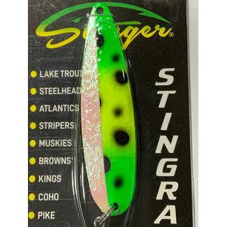 Gibbs-Delta Tackle MICHIGAN STINGER - STINGRAY - GLOW FROG GREEN DOT (NIF322)