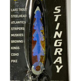 Gibbs-Delta Tackle MICHIGAN STINGER - STINGRAY - CARBON UV GREEN DOT ALEWIFE (NS526TUV322)