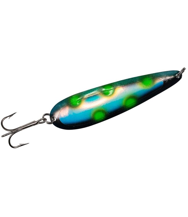 NORTHERN KING LURES NORTHERN KING LURES - MAG TROLLING SPOON - 4.5" - NUCLEAR WASTE GREEN (MAG NCG)
