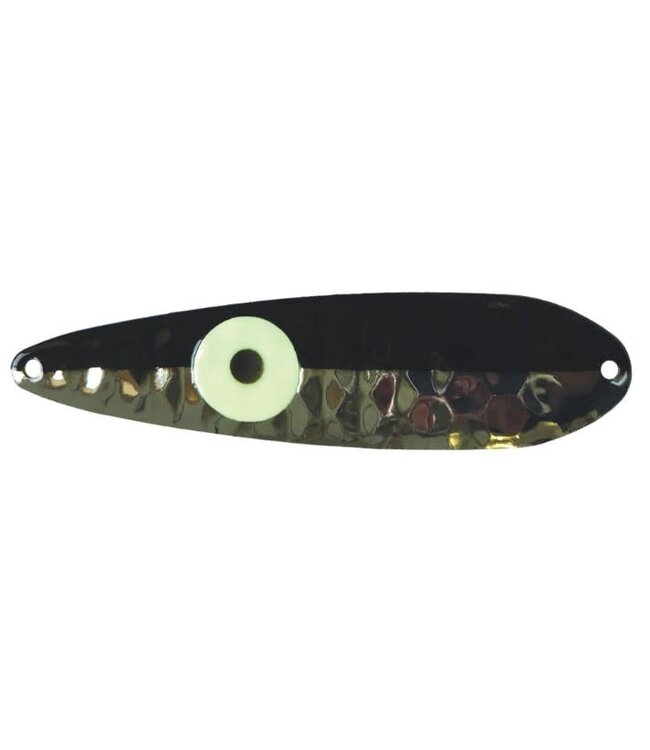 Moonshine Lures MOONSHINE LURES HALF MOON MAGNUM GLOW CARBON 14 (HM-C14-S)