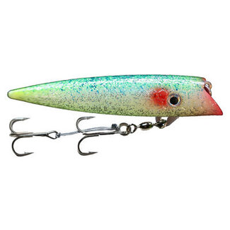 DREAMWEAVER LURE COMPANY CAPTAINS CHOICE PLUG - GREEN SPLATTER BACK SUPER GLOW (CCP94018)