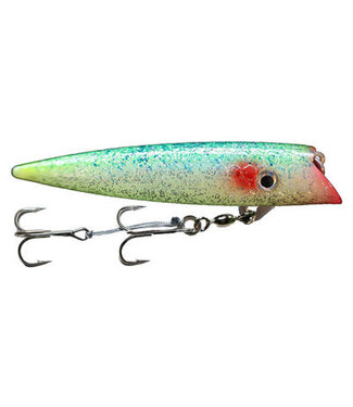 DREAMWEAVER LURE COMPANY CAPTAINS CHOICE PLUG - GREEN SPLATTER BACK SUPER GLOW (CCP94018)