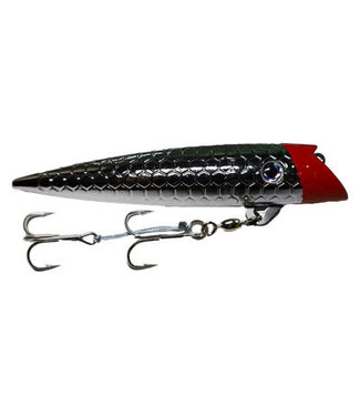 DREAMWEAVER LURE COMPANY CAPTAINS CHOICE PLUG - CHROME RED HEAD (CCP94006)