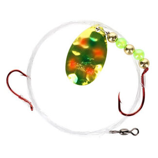 NORTHLAND FISHING TACKLE Northland GRAVEL GRINDER HARNESS-1/Cd-60""w/-#4 Colo.-#2/#4 Hks-GOLD SNEEZE