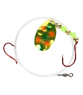 NORTHLAND FISHING TACKLE Northland GRAVEL GRINDER HARNESS-1/Cd-60""w/-#4 Colo.-#2/#4 Hks-GOLD SNEEZE