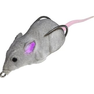 Lunkerhunt LUNKERHUNT FURENZY MOUSE - GREY - 2" - 3/8 OZ