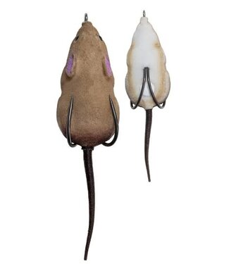 Lunkerhunt LUNKERHUNT FURENZY MOUSE - BROWN - 2"- 3/8OZ