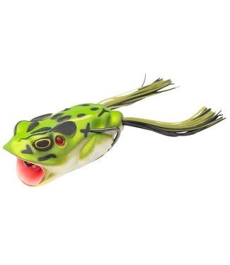 Lunkerhunt LUNKERHUNT COMPACT POPPING FROG 2" - 1/2OZ GREEN TEA