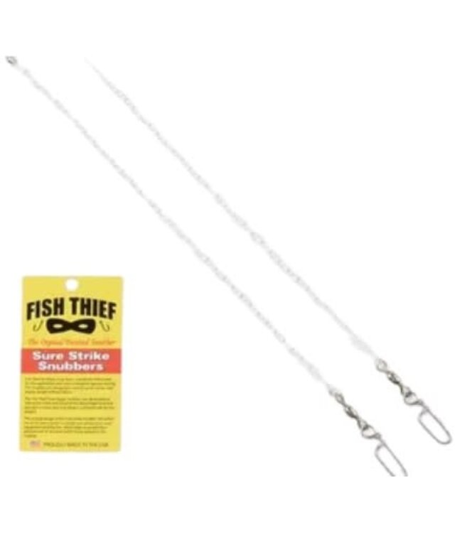 FISH THIEF FISH THIEF HEAVY DUTY DOWNRIGGER SNUBBER, CLEAR (SSDHDC)