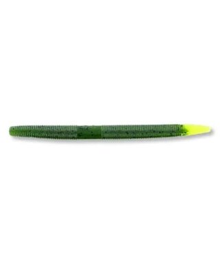 GARY YAMAMOTO CUSTOM BAITS GARY YAMAMOTO  SENKO WORM 5” TWO-TONE GREEN W/CHART (V) (9-10-542)