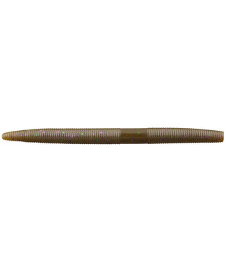 GARY YAMAMOTO CUSTOM BAITS GARY YAMAMOTO SENKO 5" GREEN PUMPKIN W/GREEN - PURPLE FLECK 10/PK (9-10-301)