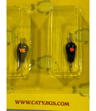 Caty Jigs CATY JIGS - TEAR DROP - BLACK W/GLITTER (35-11-6)