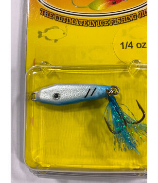 Caty Jigs CATY JIGS - STOP DROP - 1/4 OZ BLUE W/TREBLE (99-22-14)