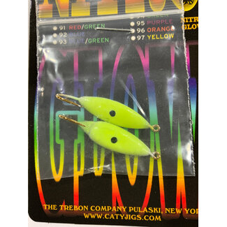 Caty Jigs CATY JIGS - THUNDER NITRO - GLOW YELLOW 2PK (75-97-6)