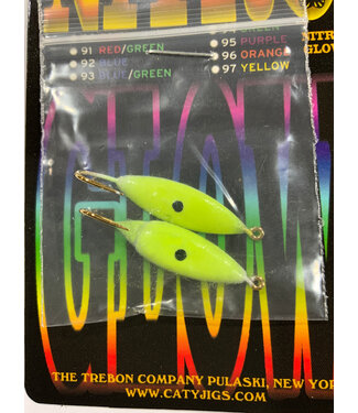 Caty Jigs CATY JIGS - THUNDER NITRO - GLOW YELLOW 2PK (75-97-6)