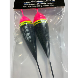 NOVA TACKLE COMPANY NOVA TACKLE FIXED FLOAT 5/8 oz / 17.5 g w/TUBING PINK TOP