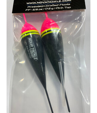 NOVA TACKLE COMPANY NOVA TACKLE FIXED FLOAT 5/8 oz / 17.5 g w/TUBING PINK TOP
