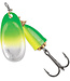 Blue Fox BLUE FOX Classic Vibrax 04 Northern Lights 3/8Oz. 2.88in Green Chartreuse UV (60-40-226IC)
