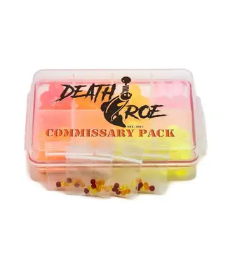 Death Roe DEATH ROE COMMISSARY PACK - 3/8" - QTY 72 - FLAKE/GLOW