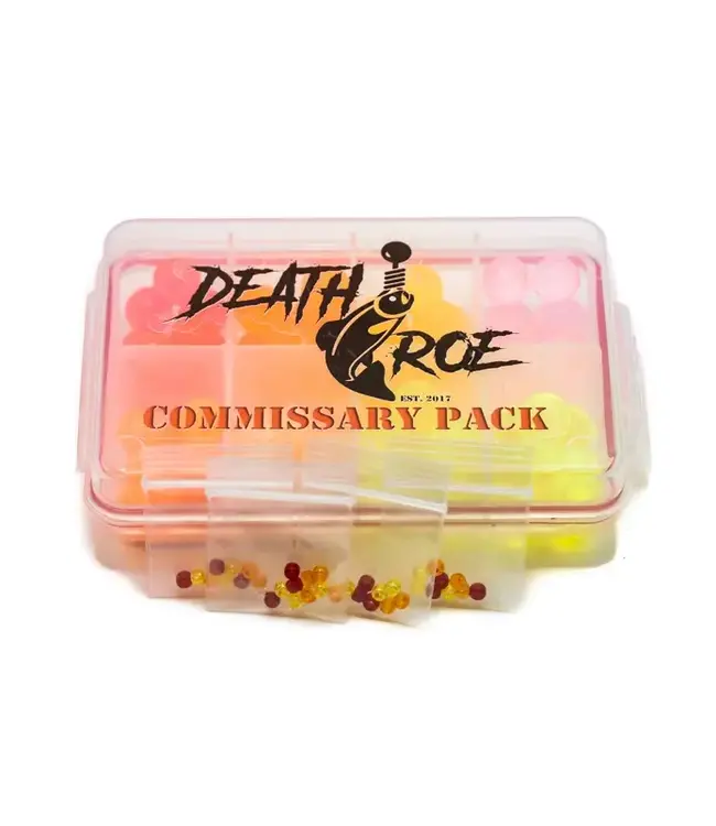 Death Roe DEATH ROE COMMISSARY PACK - 3/8" - QTY 72 - FLAKE/GLOW