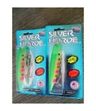 SILVER HORDE FISHING SUPPLIES Silver Horde Ace Hi 5 Plug Double Glow EX Easter Egg