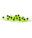CLEARDRIFT CLEARDRIFT - SOFT BEADS - EMBRYO - 10MM - BRIGHT CHARTREUSE/BLACK DOT - 24 PACK