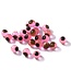 CLEARDRIFT CLEARDRIFT - SOFT BEADS - EMBRYO - 10MM - CANDY APPLE/BLACK DOT - 24 PACK
