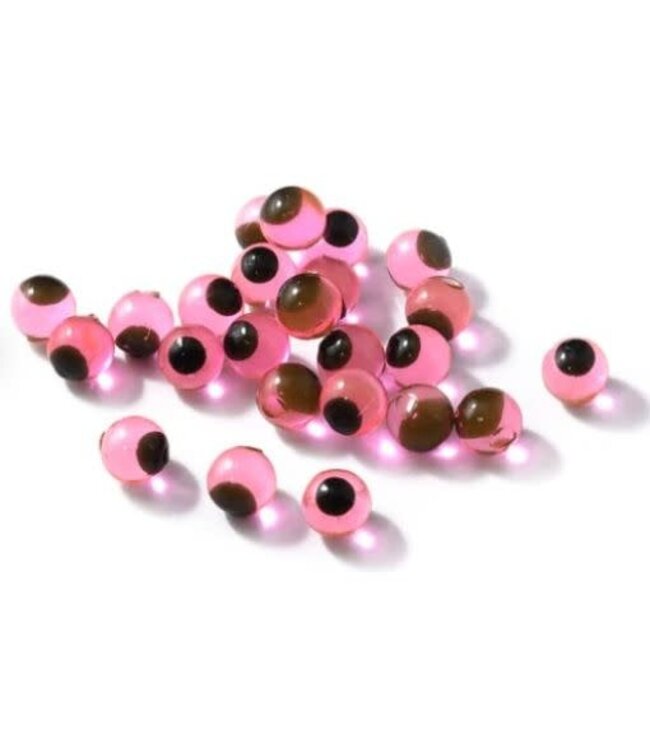CLEARDRIFT CLEARDRIFT - SOFT BEADS - EMBRYO - 10MM - CANDY APPLE/BLACK DOT - 24 PACK