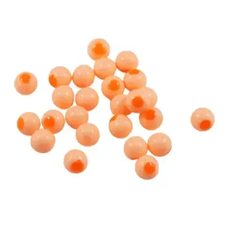 CLEARDRIFT CLEARDRIFT - SOFT BEADS - EMBRYO - GLOW - 10MM - DEAD EGG/GLOW PEACH DOT - 20 PACK