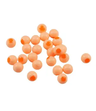 CLEARDRIFT CLEARDRIFT - SOFT BEADS - EMBRYO - GLOW - 10MM - DEAD EGG/GLOW PEACH DOT - 20 PACK