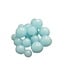 Death Roe DEATH ROE SCENTED SOFT EGG CHAINS 1/4" DROP BACK BLUE