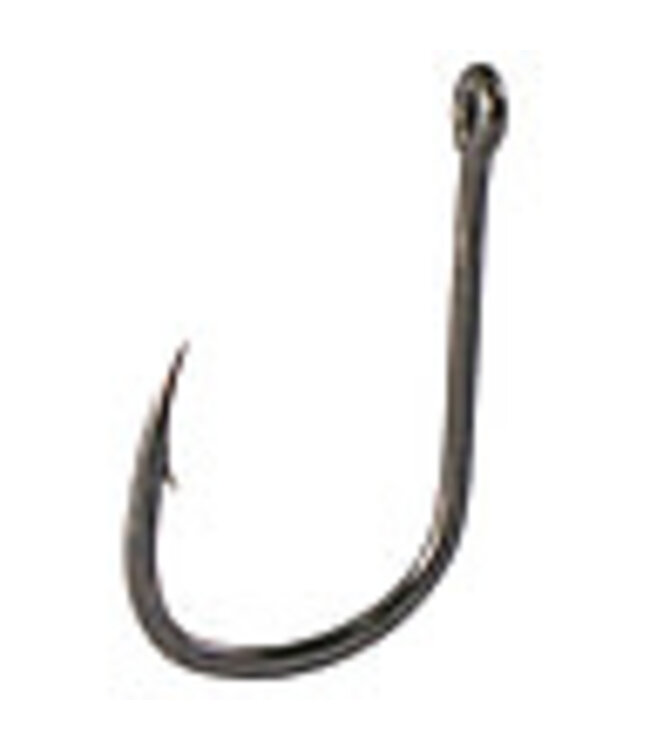 Addya Outdoors Inc. Addya Steel-Bug Hooks, Straight Ring Black Chrome 25pk 12
