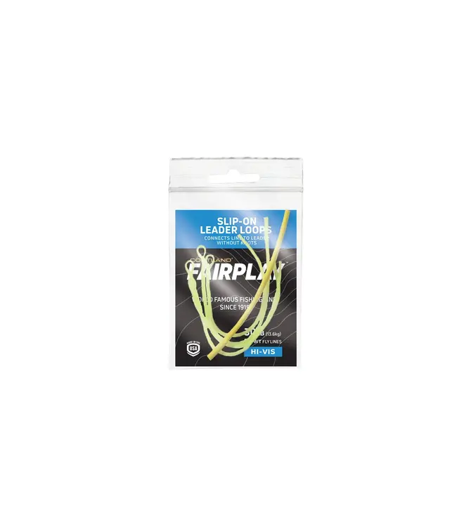 Cortland Slip-On Leader Loops - 4 Per Bag Cortland Clear Leader Loops