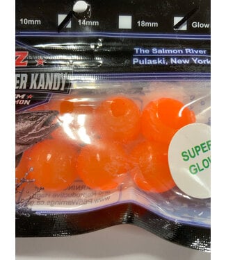 ITZ ITZ Salmon River Kandy 14mm Bead #18 Glow