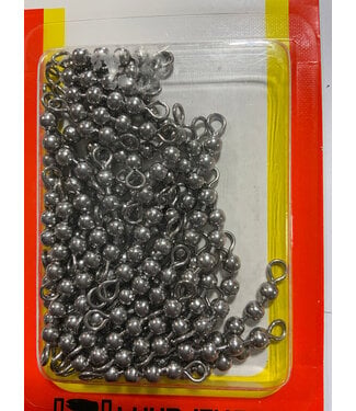 Luhr-Jensen 4 Bead Chain / 50 Pk  Stainless Steel